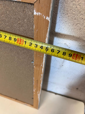 Charming Pastel Blue Picture Frame with White Mat - 2ndhandwarehouse.com