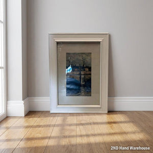 Framed Impressionistic Bridge Art Print - 2ndhandwarehouse.com