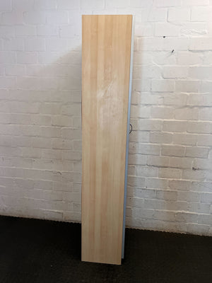 Sleek Frosted Glass Display Cabinet with Shelves - 2ndhandwarehouse.com