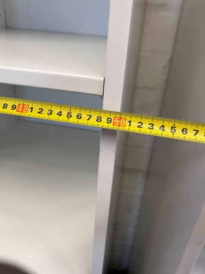 - Need to be assembled-Modular White Wardrobe Frames with Sliding Door Kit - 2ndhandwarehouse.com