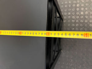 Versatile Black X-Design 3-Tier Side Table - 2ndhandwarehouse.com