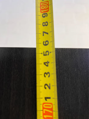 Stylish Dark Wood Double Wardrobe - The doors need hinges - 2ndhandwarehouse.com