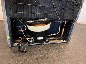 Sleek Grey Fridge-Freezer with Water Dispenser - Missing drawers