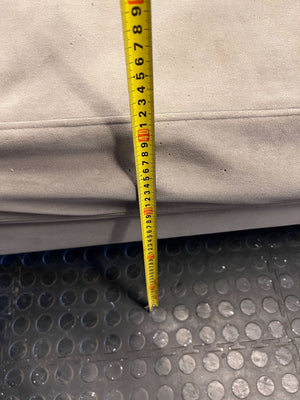 Stylish Grey Two-Seater Sofa