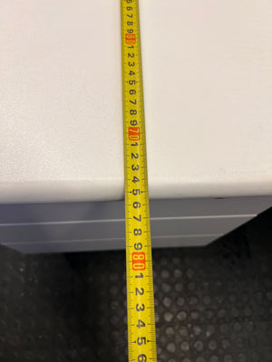 Functional Grey Office Desk with Lockable Drawers ✨ - 2ndhandwarehouse.com