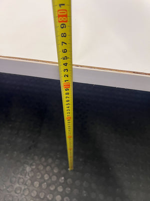 Compact Light Grey Office Desk with Storage Drawer - 2ndhandwarehouse.com