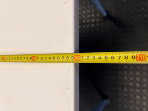 Versatile White Office Desk with Cable Management - 2ndhandwarehouse.com