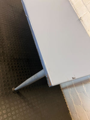 Modern Wave Edge Office Desk - Light Grey - 2ndhandwarehouse.com