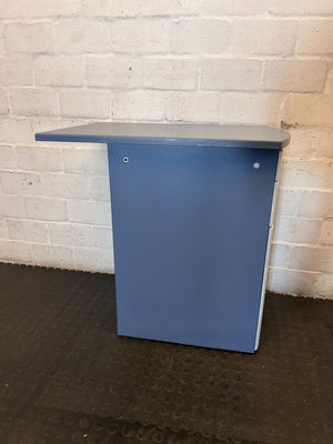 Compact Grey Mobile 3-Drawer Filing Cabinet - 2ndhandwarehouse.com