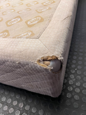 Sturdy Patterned Bed Base - Queen/King Size - 2ndhandwarehouse.com