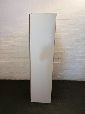 Retro Wood Grain Tall Storage Cabinet - 2ndhandwarehouse.com