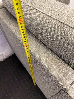 Stylish Grey Fabric Armchair