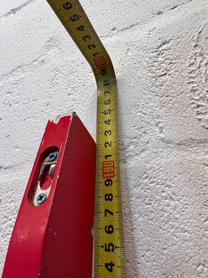 Vibrant Red 5-Tier Ladder Shelf Unit - Some visible damages - 2ndhandwarehouse.com