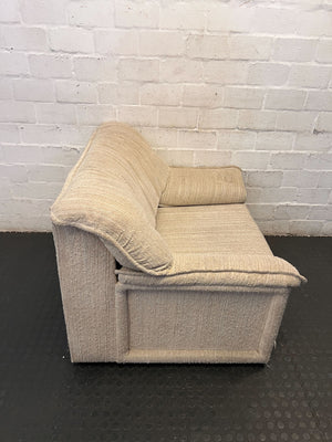 Cozy Textured Beige Armchair - 2ndhandwarehouse.com