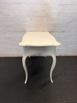 Elegant Vintage Cream Dressing Table with Drawers - 2ndhandwarehouse.com