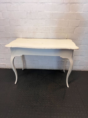 Elegant Vintage Cream Dressing Table with Drawers - 2ndhandwarehouse.com