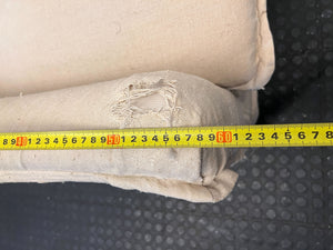 Cozy Cream Slipcover Armchair - Some damages - 2ndhandwarehouse.com