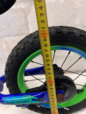 Vibrant MONO Kids' Balance Bike - Blue & Green - 2ndhandwarehouse.com