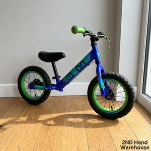 Vibrant MONO Kids' Balance Bike - Blue & Green - 2ndhandwarehouse.com
