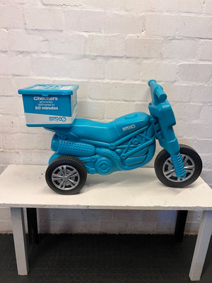Checkers Sixty60 Kids Ride-On Delivery Motorcycle - 2ndhandwarehouse.com
