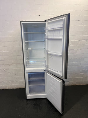 Hisense Silver Fridge Freezer - Modern Bottom Freezer - 2ndhandwarehouse.com