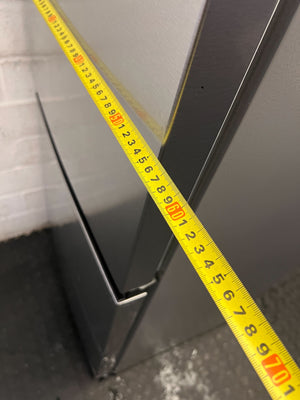 Hisense Silver Fridge Freezer - Modern Bottom Freezer - 2ndhandwarehouse.com