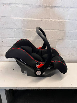 Versatile Baby Car Seat & Carrier with Red Trim - 2ndhandwarehouse.com