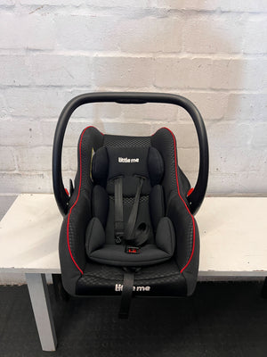 Versatile Baby Car Seat & Carrier with Red Trim - 2ndhandwarehouse.com