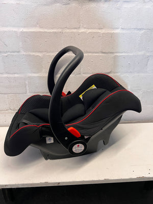 Versatile Baby Car Seat & Carrier with Red Trim - 2ndhandwarehouse.com