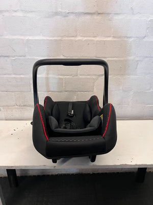 Versatile Baby Car Seat & Carrier with Red Trim - 2ndhandwarehouse.com