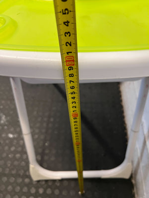 Compact & Foldable Baby High Chair with Green Tray - 2ndhandwarehouse.com