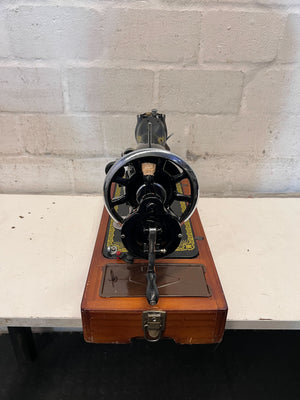 Vintage Empisal Sewing Machine - Classic Black & Gold Craft Piece - 2ndhandwarehouse.com