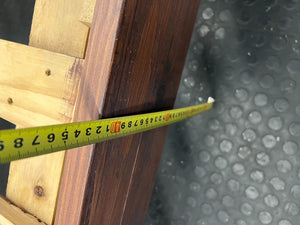 queen bed frame - Rustic Wooden Bed Frame with Built-in Storage Drawers ✨ - 2ndhandwarehouse.com