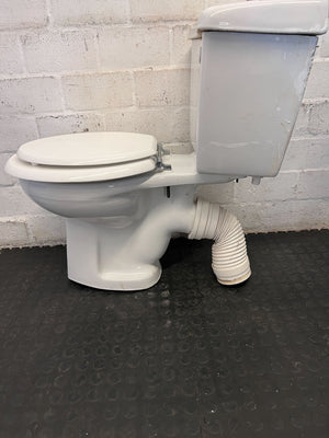 Classic White Ceramic Close-Coupled Toilet - Fair used - 2ndhandwarehouse.com
