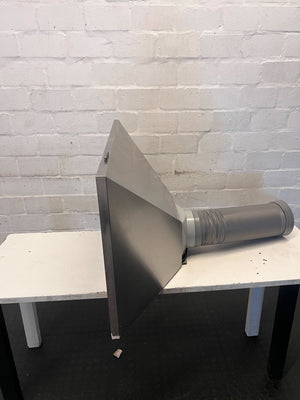 Fan - Pre-Loved Stainless Steel Kitchen Extractor Hood with Lights- Fair used - 2ndhandwarehouse.com