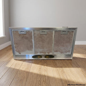 Fan - Pre-Loved Stainless Steel Kitchen Extractor Hood with Lights- Fair used - 2ndhandwarehouse.com