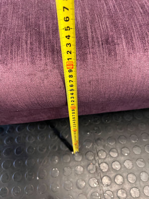 2 seater couch - Vibrant Plum Two-Seater Sofa with Accent Cushions - Good - 2ndhandwarehouse.com