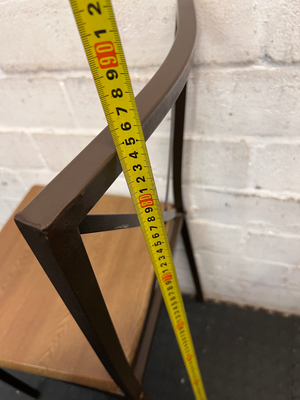 Set of 4 X-Back Metal Dining Chairs - Minor Paint Scuffs - 2ndhandwarehouse.com