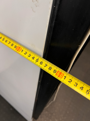 Fridge Freezer - Visible Rust & Interior Door Crack - 2ndhandwarehouse.com