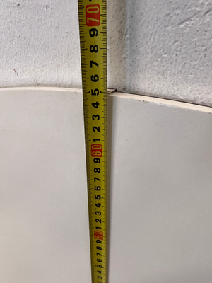 Minimalist Arched Wall Mirror on White Backing - 2ndhandwarehouse.com