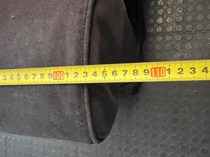 Classic 3 Seater Couch with Rolled Arms in Charcoal Black - 2ndhandwarehouse.com