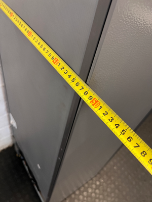 Hisense Silver Top-Freezer Fridge - Minor Scuffs & Stickers on Door - 2ndhandwarehouse.com