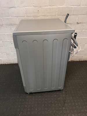 LG 7kg Front Loader Washing Machine in Silver — Good Working Order with Minor Scratches - 2ndhandwarehouse.com