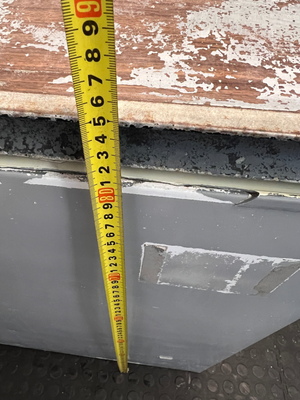 Grey Compact Chest Freezer — Working with Heavy Exterior W - 2ndhandwarehouse.com
