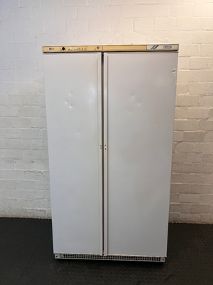 Defy White Side-by-Side Double Door Fridge — Working Condition with Non-Operational Interior L - 2ndhandwarehouse.com