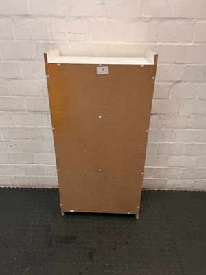 White Three-Shelf Standing Bookcase — Fair Used C - 2ndhandwarehouse.com