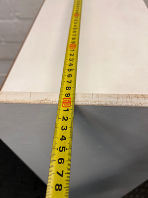 White Three-Shelf Standing Bookcase — Fair Used C - 2ndhandwarehouse.com