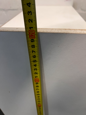 White Three-Shelf Standing Bookcase — Fair Used C - 2ndhandwarehouse.com
