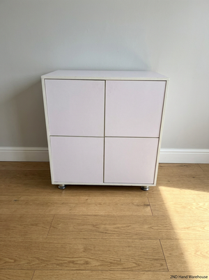 Modern 4-Door Storage Cupboard