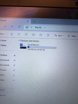 Sleek Black Mecer Laptop — Good Working Order